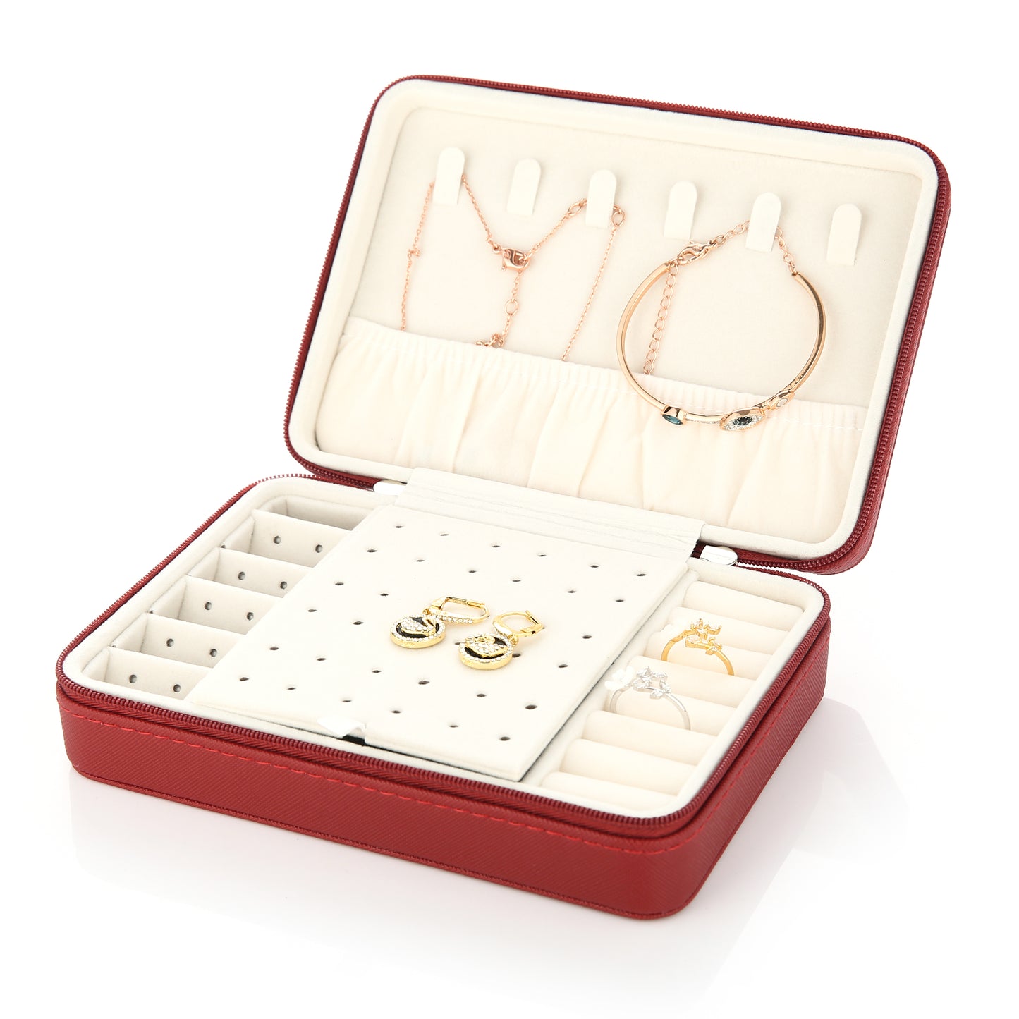 Sieraden travel case - 2 kleuren