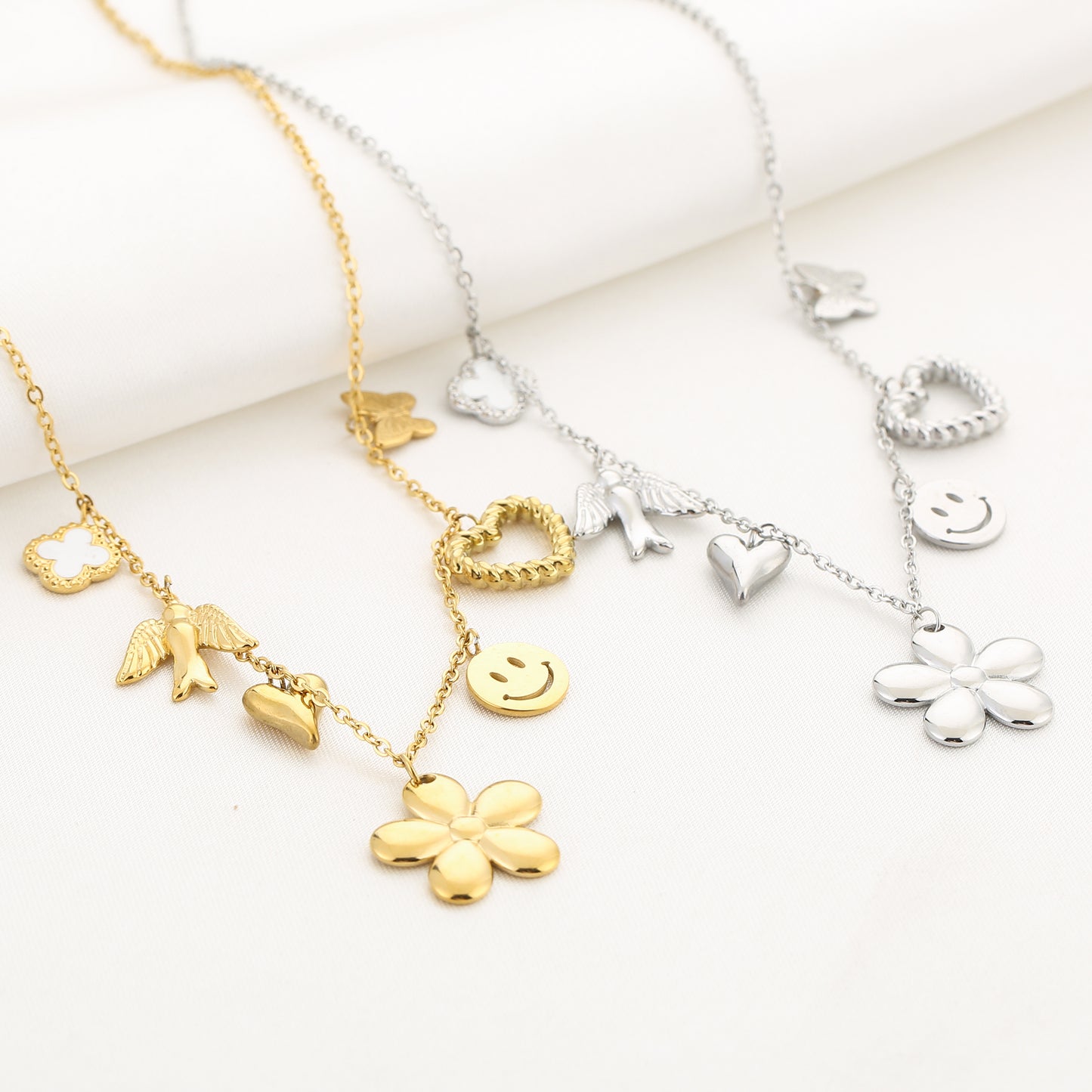 Ketting Pippa - zilver