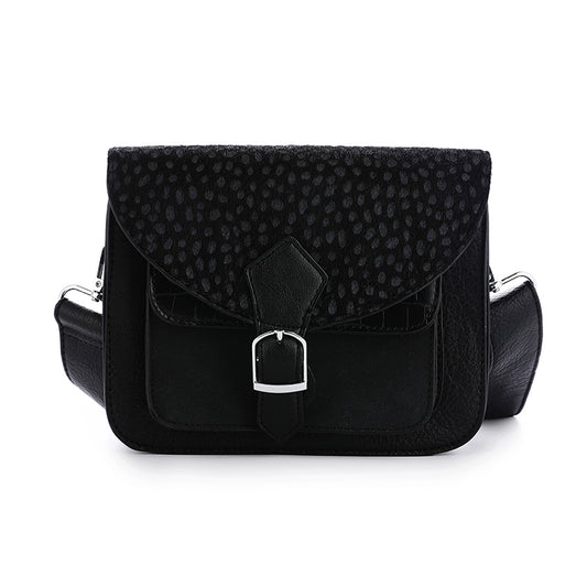 tas dierenprint zwart - witte achtergrond