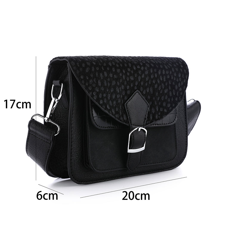 tas dierenprint cheetah zwart - witte achtergrond