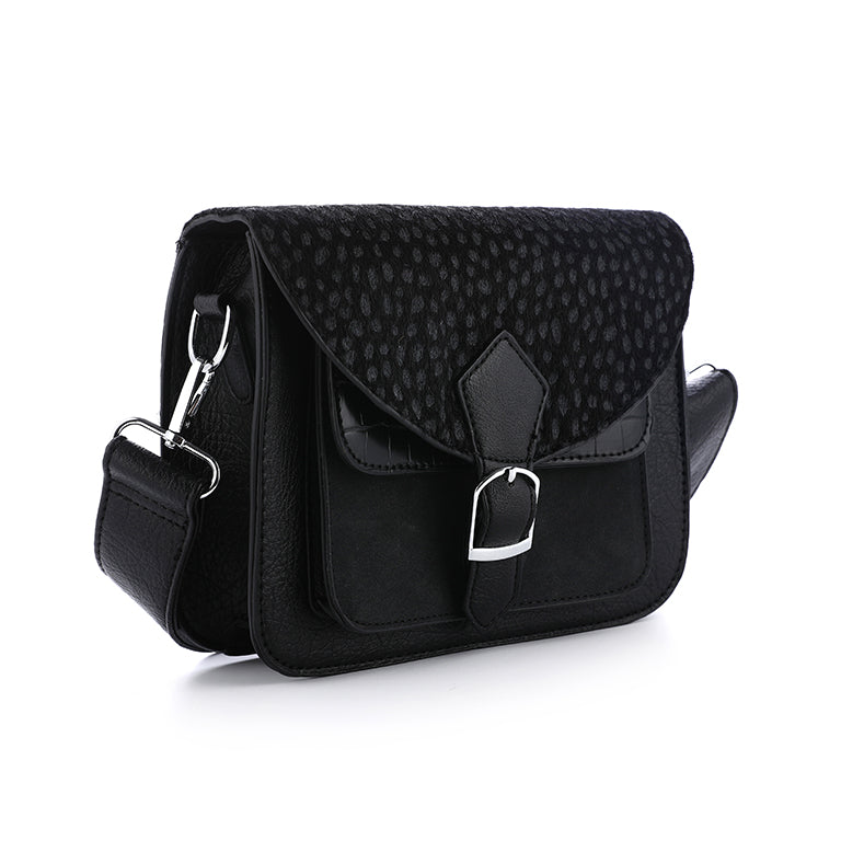 tas dierenprint zwart - witte achtergrond