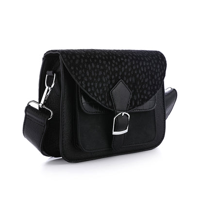 tas dierenprint zwart - witte achtergrond