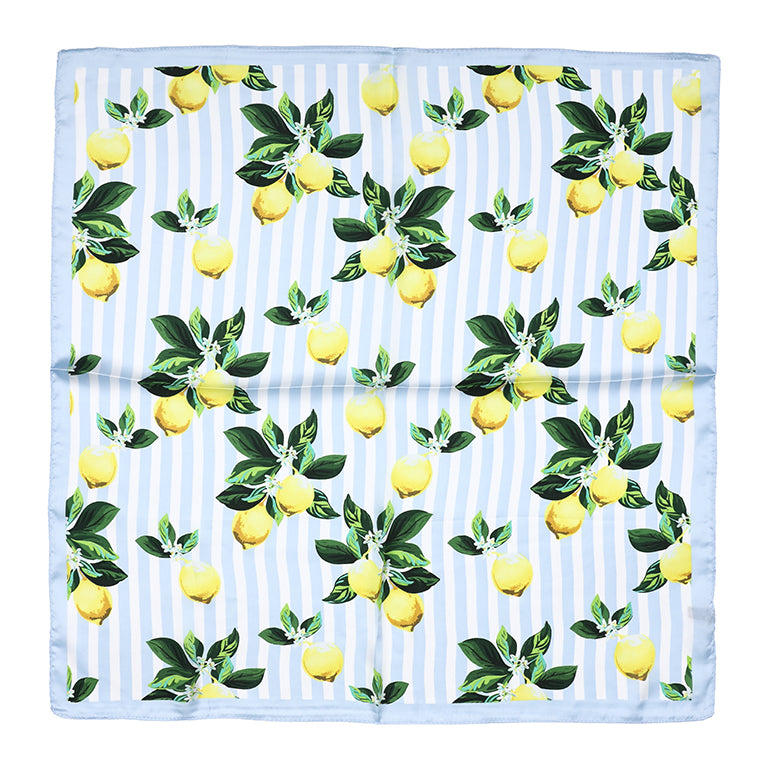 Citrus blue sjaaltje   - 70x70