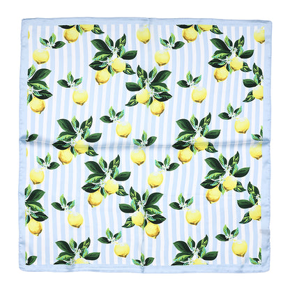 Citrus blue sjaaltje   - 70x70