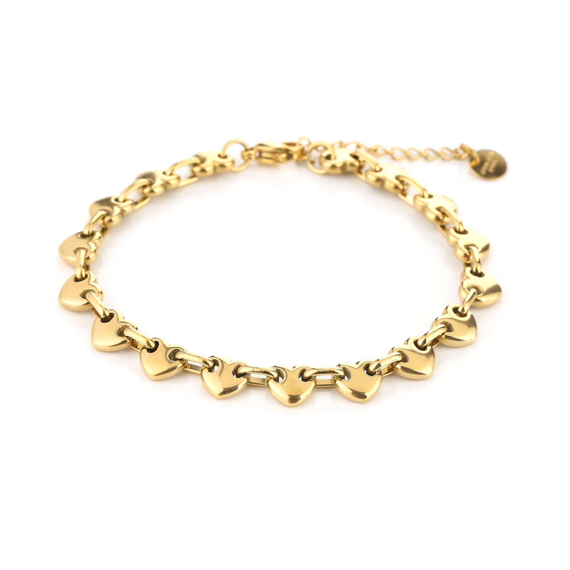 Hartjes armband witte achtergrond