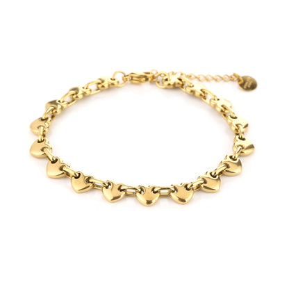 Hartjes armband witte achtergrond