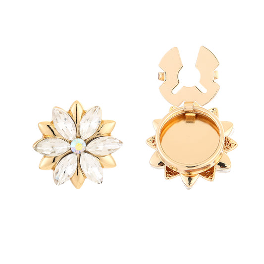 Bling knopen clip
