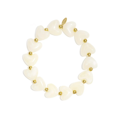 Hartjes stretch armband