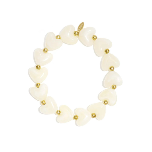 Hartjes stretch armband