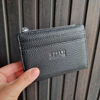 Daisy portemonnee Coveri Collection zwart compact 9x12,5cm