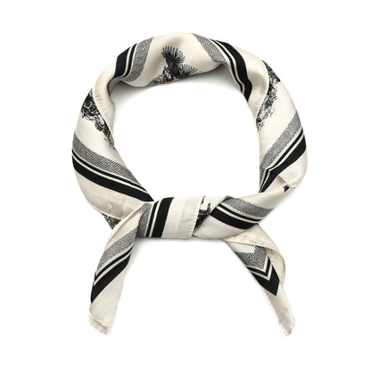 Midnight Tropic sjaaltje zwart - 70x70