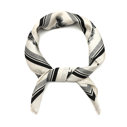 Midnight Tropic sjaaltje zwart - 70x70